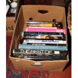 A box of hardback books to include photography, pictoral history etc.