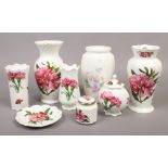 A collection of Aynsley pottery to include Chelsea Flowers, Little Sweetheart designs