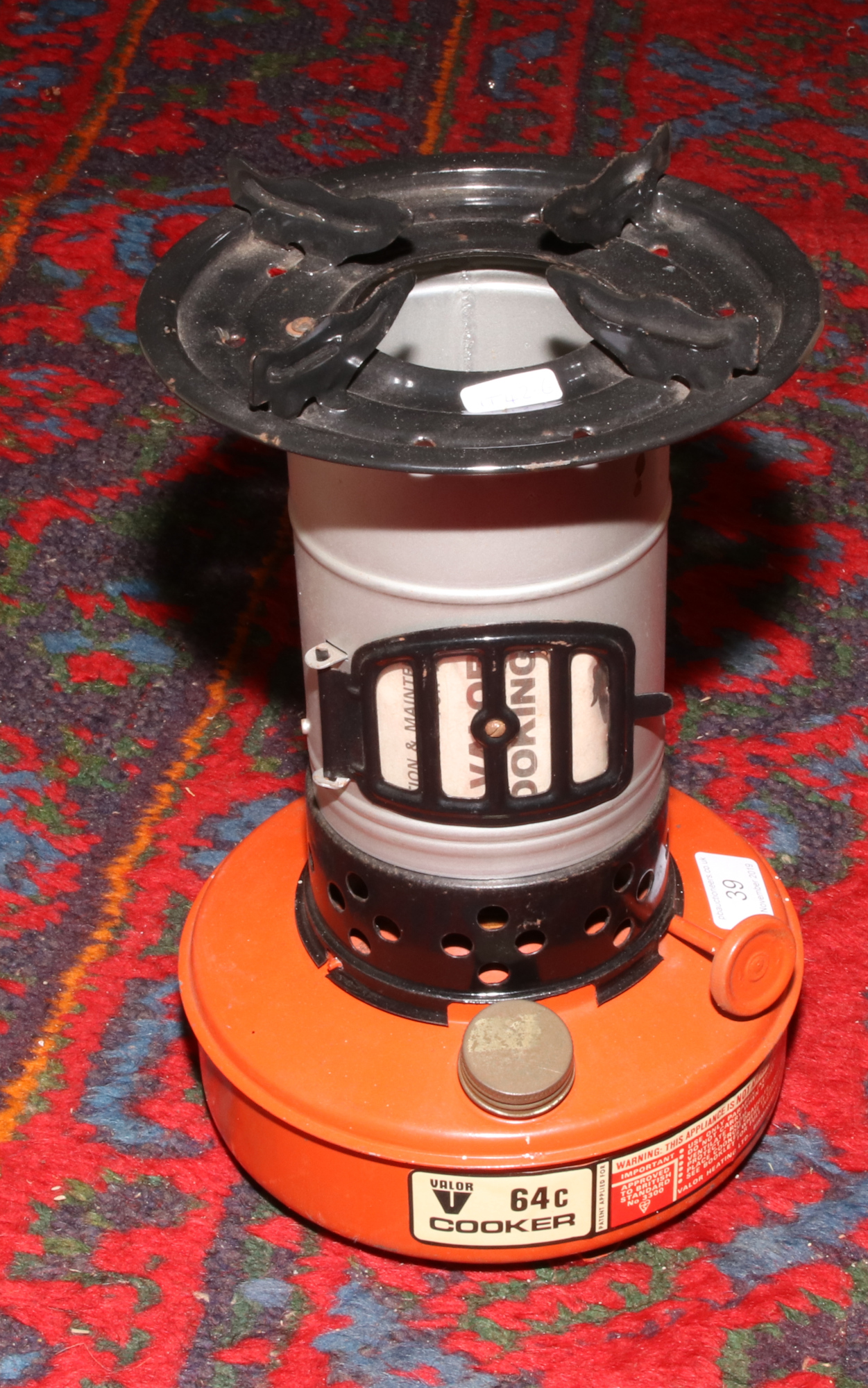 A Valor 64c paraffin stove / cooker.