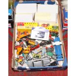 A box of Diecast vehicles to include vanguards, Burago, Lesney etc.