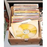 A box of L.P records to include mostly easy listening Dusty Springfield, Cliff Richard, Frank