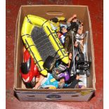 A box of Action Man related items to include Dr X figure, Action Man figure, vehicle etc.