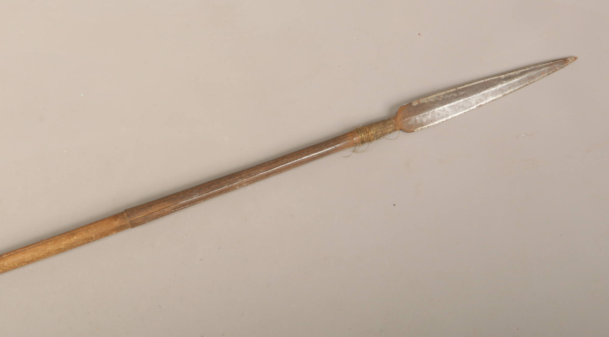 An African hunting spear.