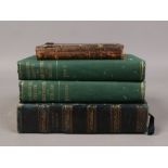 Four antiquarian books the pleasing instructor c1801, common prayer and fairbairn's crests of