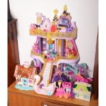 My Little Pony Princess castle and accessories with 21 ponies, carriage and helicopter.