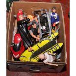 A box of Action Man related items to include Dr X figure, Action Man figure, vehicle etc.