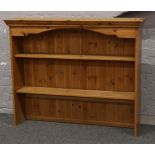 A pine dresser top / bookcase.