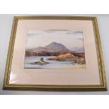 William McAnally 'Bender loch' framed watercolour