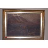 Victorian oil on cavas by LNH BARR Scottish cattle scene