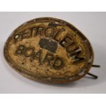 A PETROLEUM BOARD vintage badge, nice worn patina!