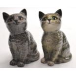 Collectable BESWICK vintage 2 cats one marked model No 1886 but both marked BESWICK