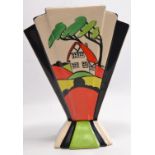 Art Deco vase by Marie Graves in the "High Brooms" design approx
