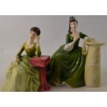 Two Royal Doulton figures to include 'Caroyln' HN2974 and 'Secrets Thoughts' HN2386