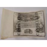 VERY RARE Vintage THE CENTRAL BANK OF SCOTLAND £1 specimen notes in fair condition 6 notes,