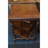 STUNNING! early 1900's oak revolving bookcase - a nice example!