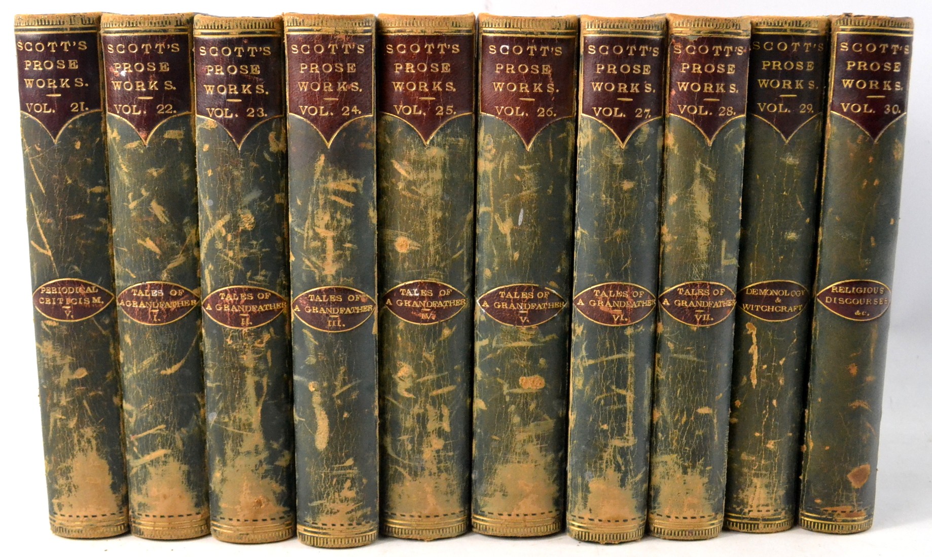 RARE Miscellaneous prose works by Sir Walter Scott (30 volumes) - Image 12 of 13