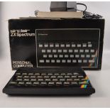 SINCLAIR ZX SPECTRUM original box and connections, fittings with operational manuals and