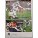 Signed Gavin Hastings American football card