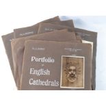 Collection of 33 'Portfolio of English Cathedral' booklets