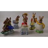 Selection of 6 Royal Doulton Bunnykins