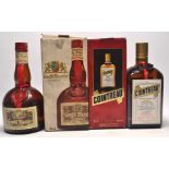 Two liquer bottles to include Grand Marnier 50cl and Cointreau 70cl