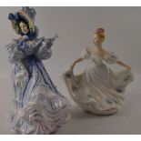 Two Royal Doulton figures to include 'Forget-me-nots' HN3700 and 'Kathy' HN3305