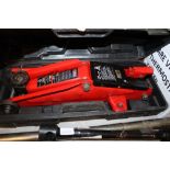 Viking 2 Tonne Hydraulic Trolley Jack in Transit Case