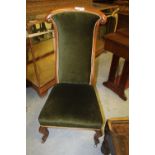 Mahogany nursing chair