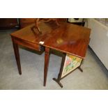 Mahogany Single Drop Leaf Table