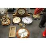 Various clocks and others