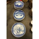 Quantity Copenhagen Commemorative Plates