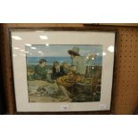 Print "The Boyhood of Raleigh" J Everett Millais