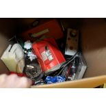 Box of misc electrical goods