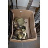 Box of Brass Wares