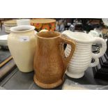 3 Rustic Jugs including Lovatts