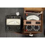 Bakelite Volt Meter & Leather Cased Volt Meter