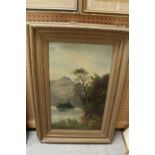 Pair of C19th Oil on Canvas - Lakeland Scenes