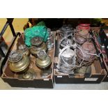 2 boxes of Oil Lamps