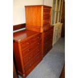 2 x Chest of Drawers & 1 x Bedside Table