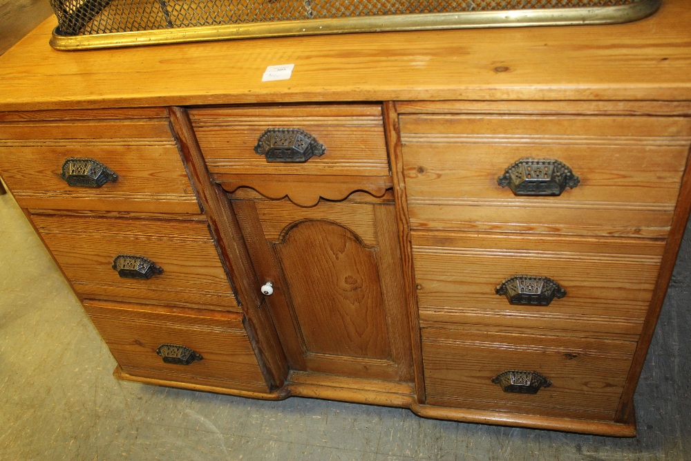 Victorian 7 drawer pine base