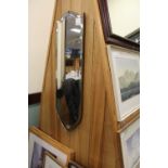 Wall Hanging Shield Shape Mirror