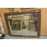 19th century overmantel mirror