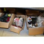 3 Boxes of Miscellaneous including Figurines, Plated Wares