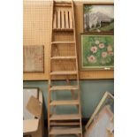 Wooden step ladder