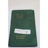 Teeswater Sheep Breeders' Assocation Flock Book, Vol XI 1959, green cloth binding, worn