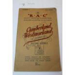 The R.A.C. County Road Map & Gazetteer - Cumberland, Westmorland & Furness, No. 6, 3rd edition