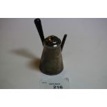Miniature Silver Coffee Pot in the Shape of a Pepperette