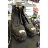 Pair of Vintage Leather Climbing Boots