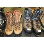 Sporting/Walking Boots, size 11 & Others