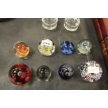 Collection of Glass Paperweights